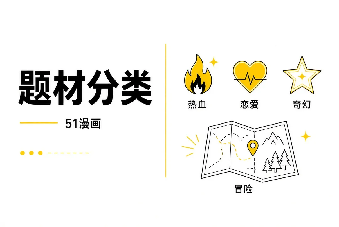 51漫画题材分类导览